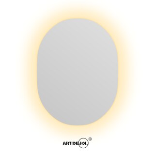 Foto 5 | Espejo Decorativo Luz Led Cálida Forma Pastilla 30 x 80 cm