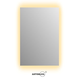 Foto 8 | Espejo Rectangular Con Luz Led Cálida 70x90 Cm Decoración Hogar