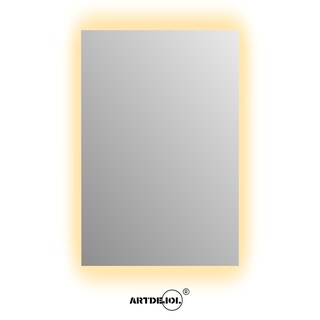 Foto 7 | Espejo Rectangular Con Luz Led Cálida 60x100 Cm Decoración Hogar