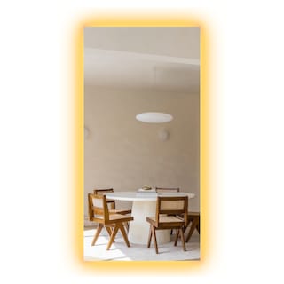 Foto 1 | Espejo Rectangular Con Luz Led Cálida 60x80 Cm Decoración Hogar