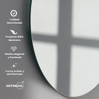Foto 7 | Espejo Con Luz Led Cálida Forma Arco 60 X 120 Cm
