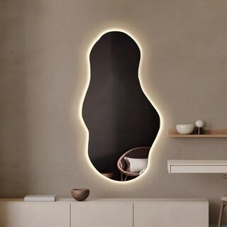 Foto 5 | Espejo Led Touch Luz Cálida Forma Irregular 70x120 Cm Imagen Hd