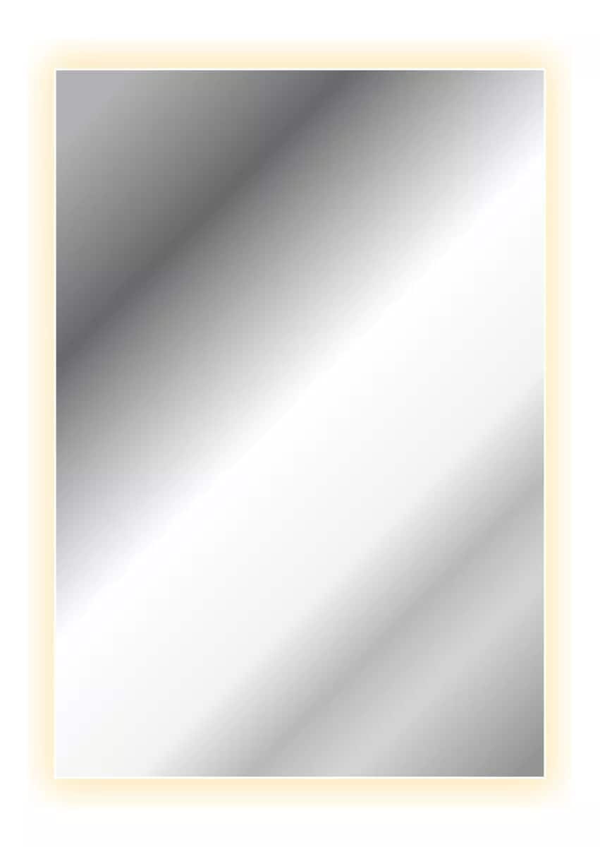 Espejo Decorativo Rectangular 60 X 80 Cms Luz Led Touch $1,604