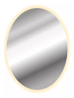 Foto 1 | Espejo Decorativo Ovalado 40 X 80 Cms Luz Led Touch