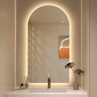 Foto 2 | Espejo Decorativo GLASS KINGDOM Arco 30 X 60 Cms Luz Led Touch