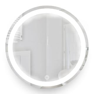 Foto 1 | Espejo redondo de Baño con luz LED y Sistema Touch de 70 cm