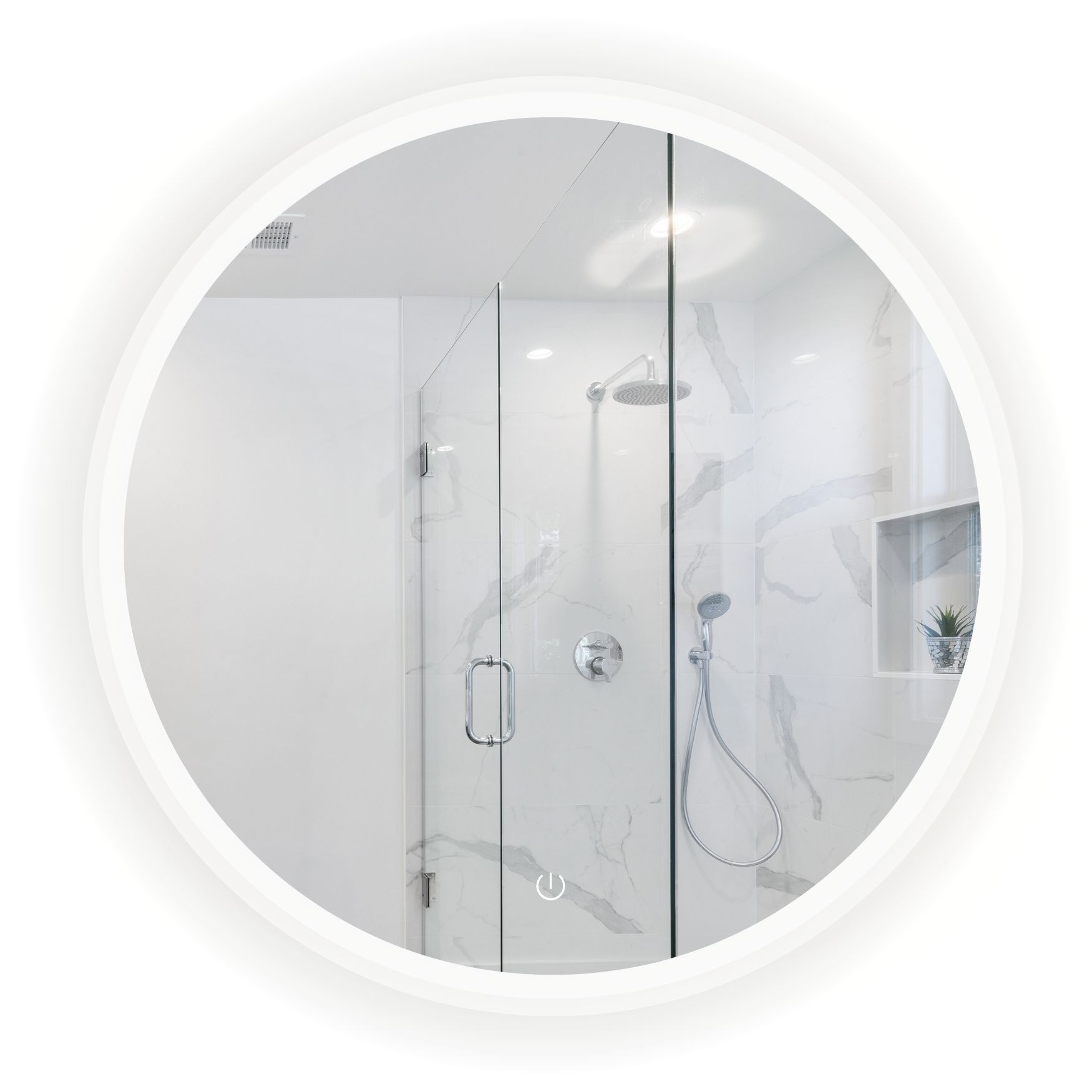 Foto 1 | Espejo 80cm Luz Led Touch Dimmer Para Baño