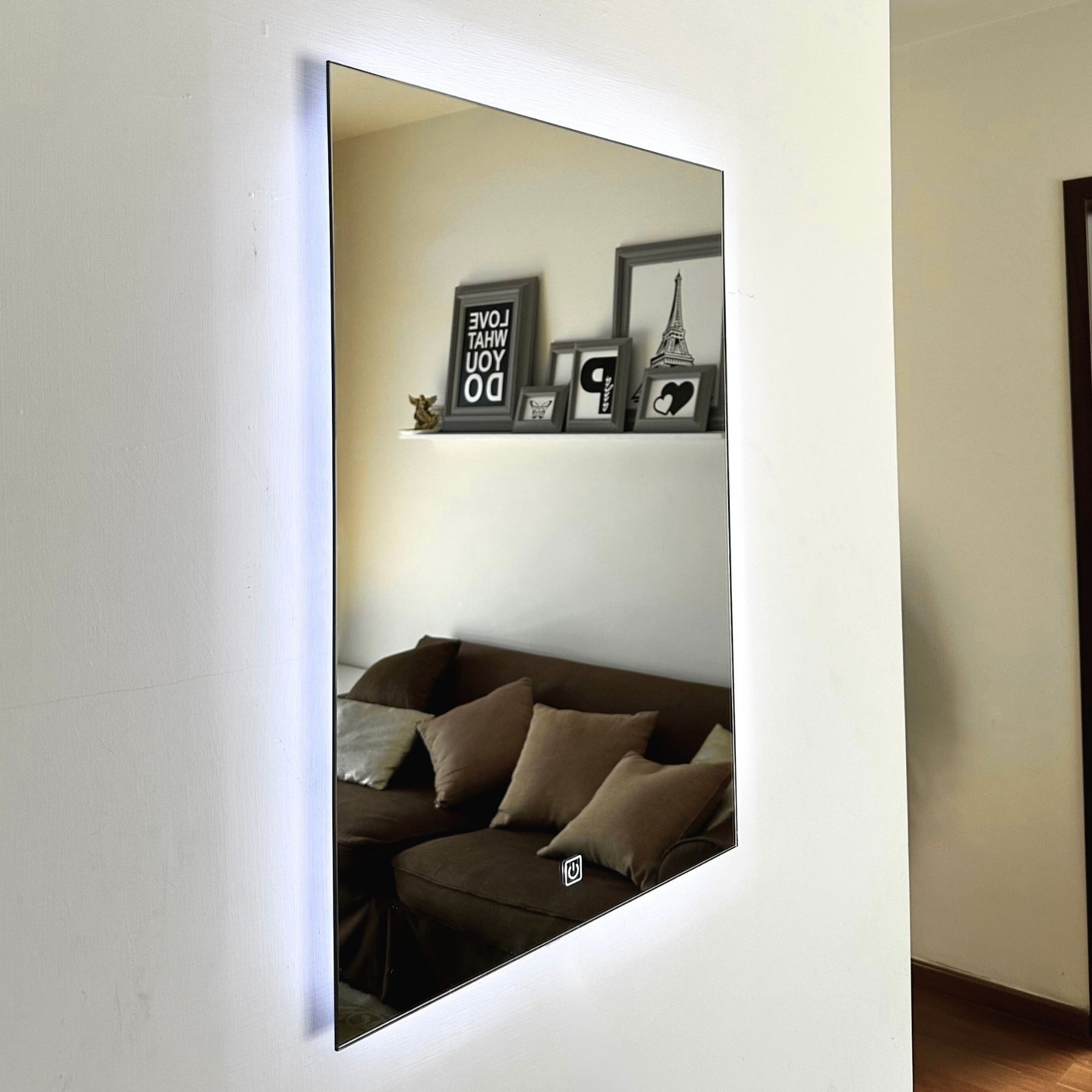 Foto 4 pulgar | Espejo 50 x 70cm Luz Led Touch Dimmer para Baño