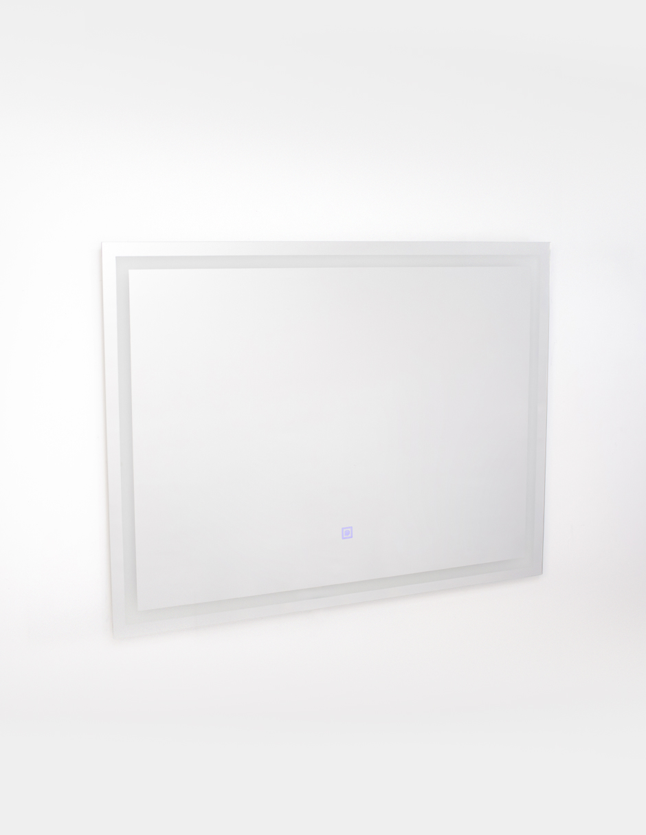 Espejo Rectangular Lanzamiento Touch con Luz Led Blanca 80 x 60 cm