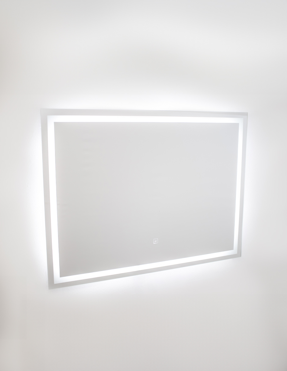 Foto 4 pulgar | Espejo Rectangular Lanzamiento Touch con Luz Led Blanca 80 x 60 cm