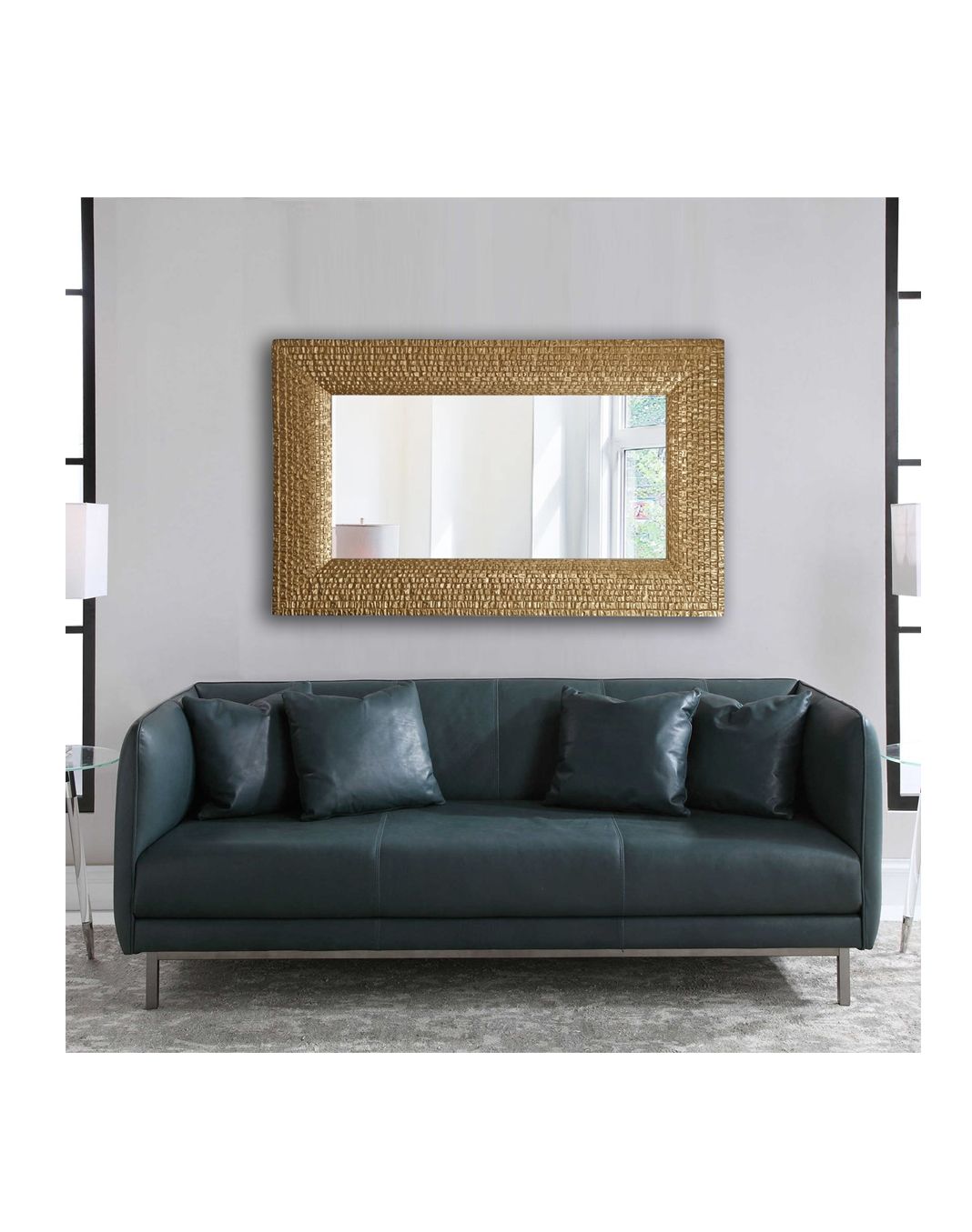 Foto 2 | Espejo Moldecor Dorado de 95 x 159 cm