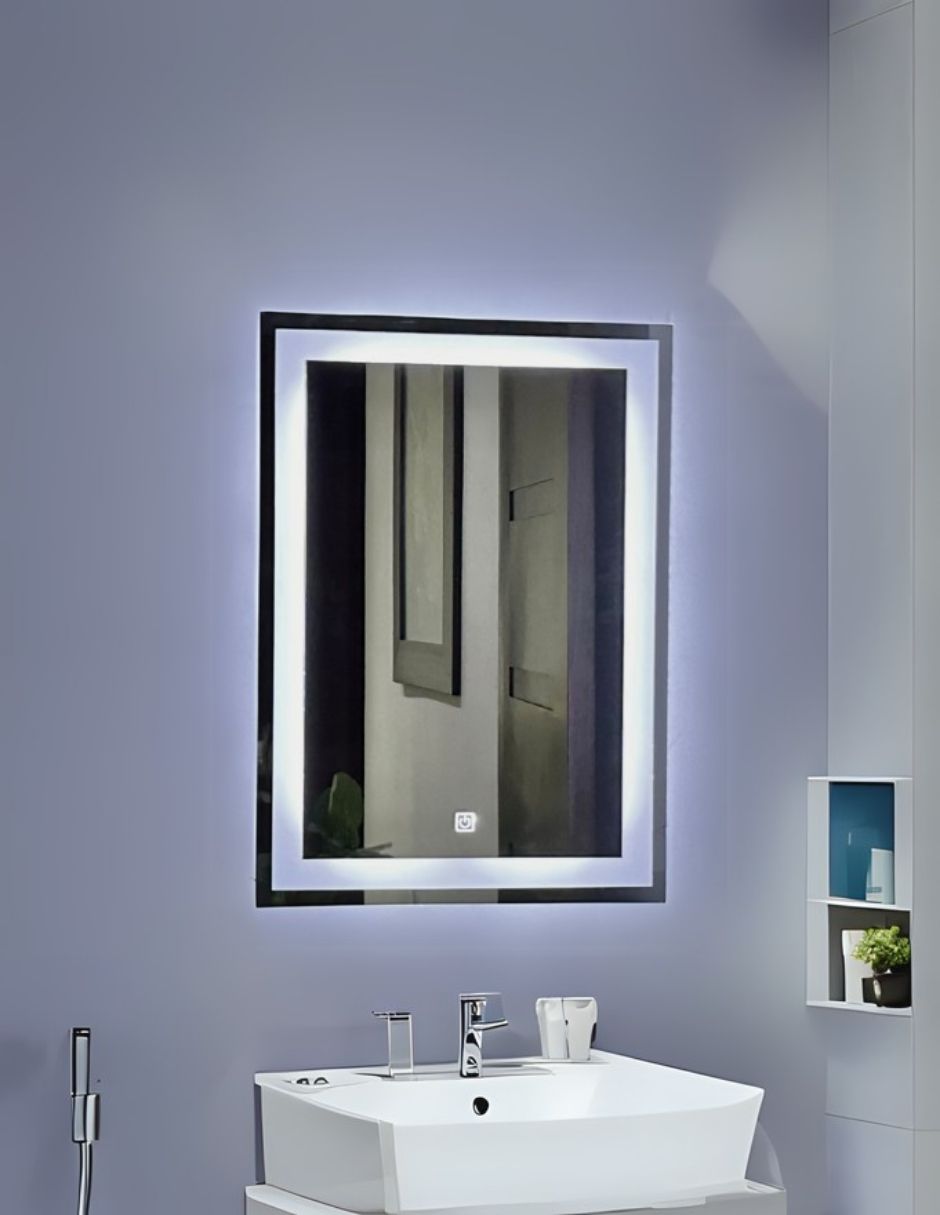 Foto 3 | Espejo Espejio con Luz Led de 50 x 70 cm
