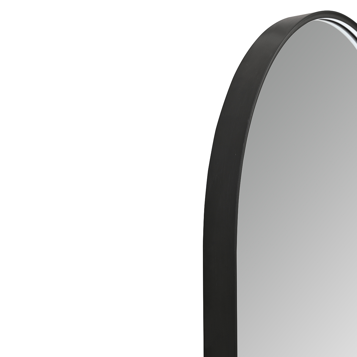 Foto 4 pulgar | Espejo Decorativo Mobi Cala L-m01 Negro Ovalado