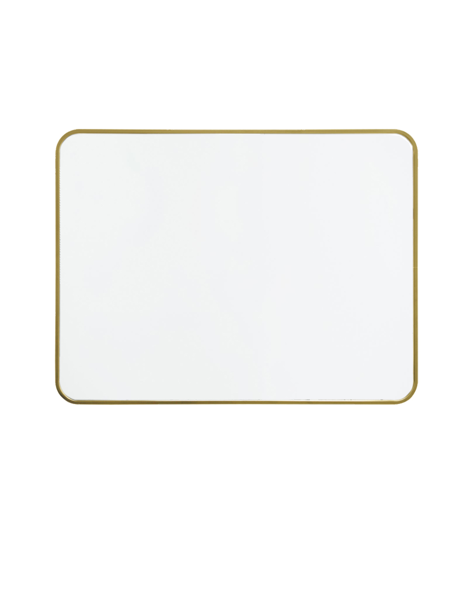 Espejo Rectangular Mobi Rocío Oro