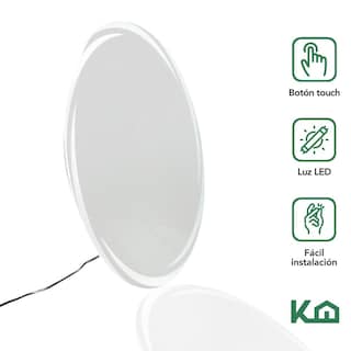 Foto 3 | Espejo con Luz Led Rectangular Sistema Touch
