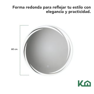 Foto 6 | Espejo con Luz Led Rectangular Sistema Touch