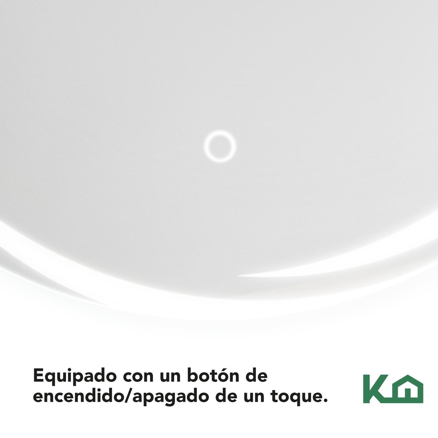 Foto 8 pulgar | Espejo con Luz Led Rectangular Sistema Touch