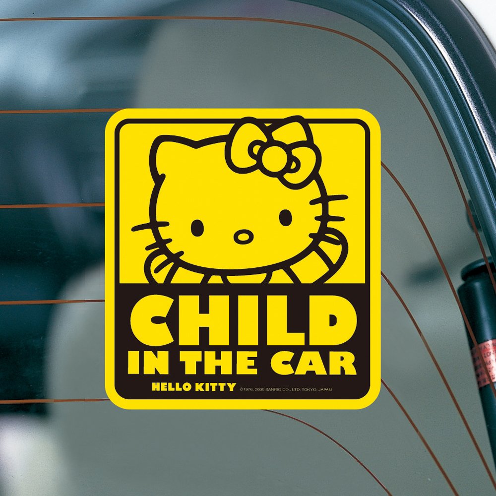 Foto 4 pulgar | Adhesivo Para Coche Seiwa Hello Kitty Baby Yellow - Venta Internacional.