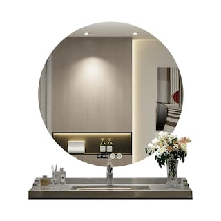 Foto 1 | Espejo Led Baño Touch 3 Modo Con Función Antivaho 40*40cm Redondo Eo Safe Imports Esi-18927 Plata