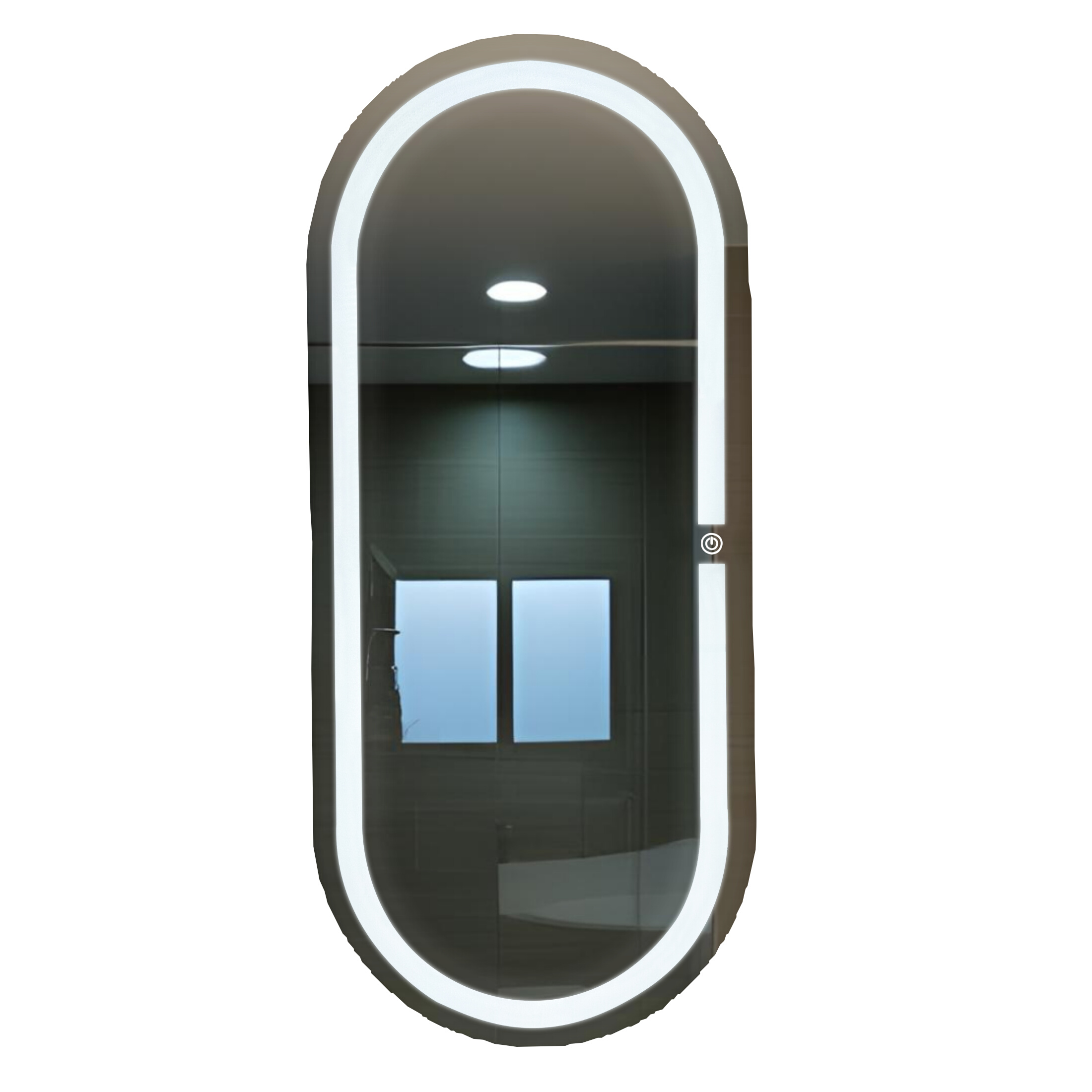 Foto 2 pulgar | Espejo Led Ard Glanz Luminous Oval Elegance 52 X 120