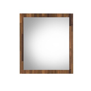 Foto 1 | Aparador Con Espejo Acme Hestia Rectangular Con Marco De Madera De Nogal - Venta Internacional.