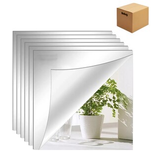 Foto 1 | Juego De Espejos De Pared Acrílicos Con Pegatina Lab.g, 40pc Plata