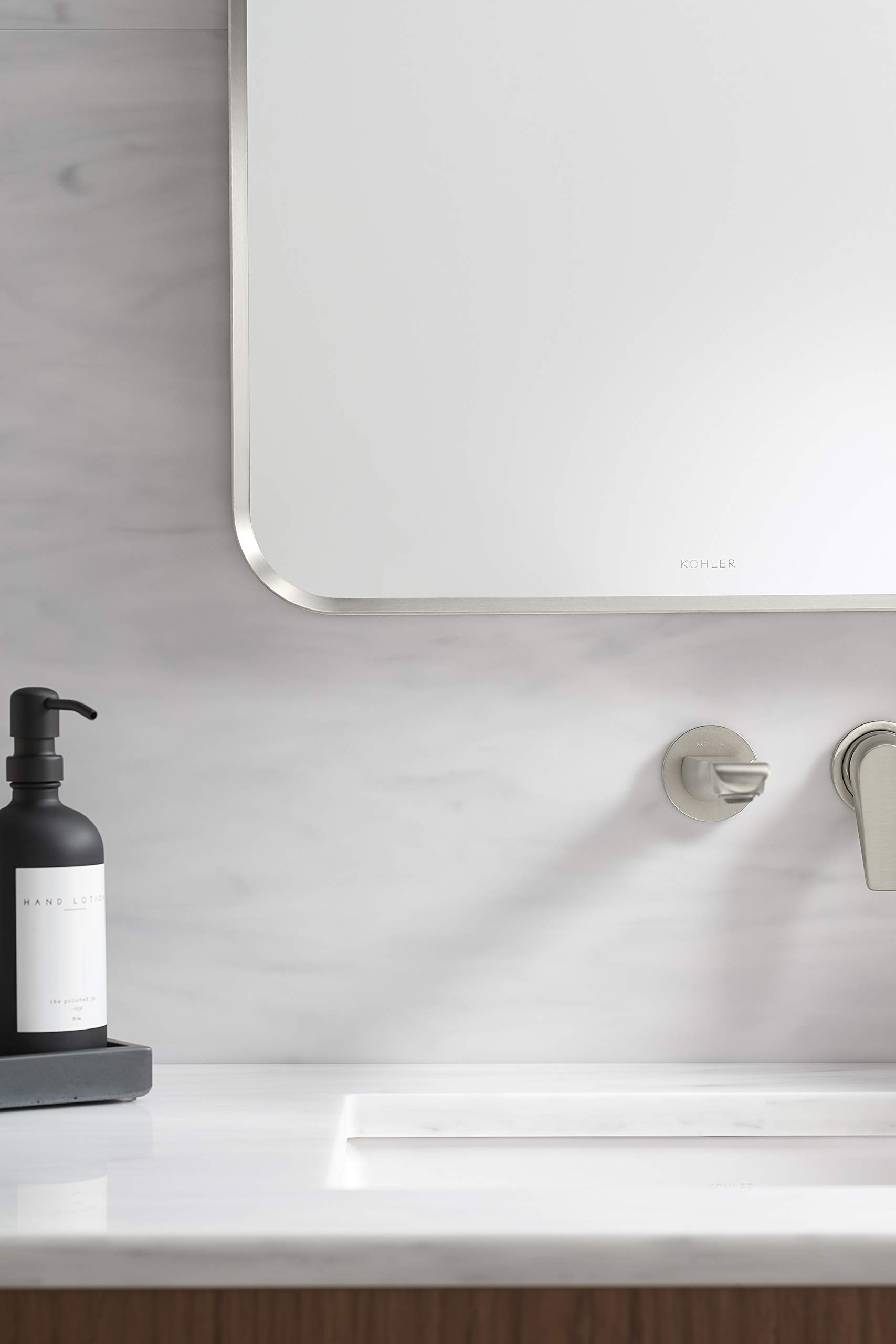 Foto 5 pulgar | Espejo De Pared Kohler Essential Rectángulo 56x86 Cm Níquel - Venta Internacional.