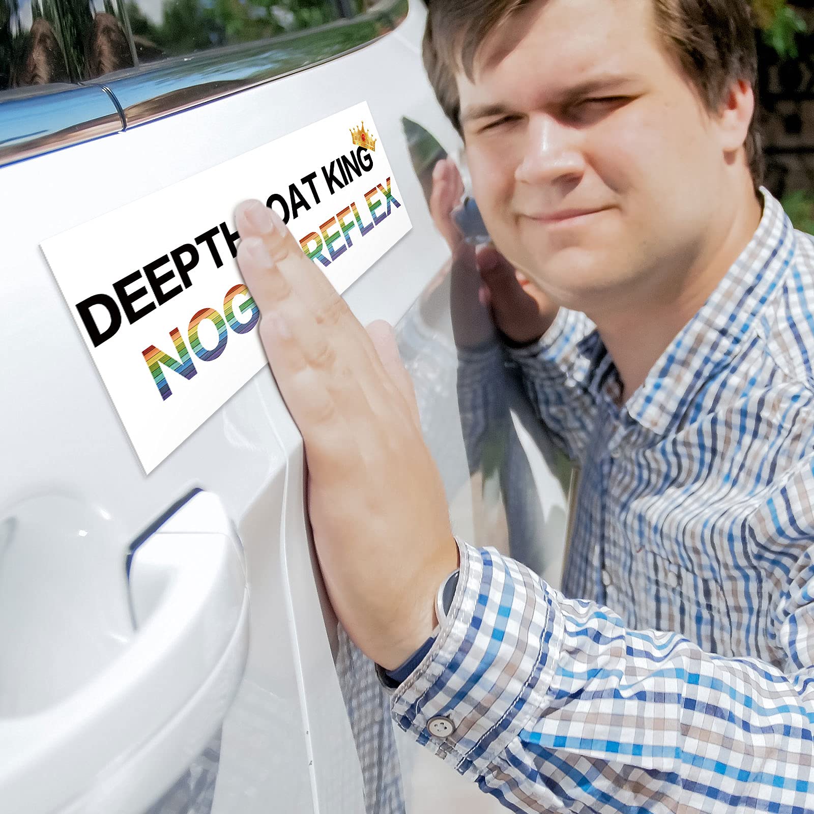 Foto 2 | Pegatinas Divertidas Para Coche Lgbt De Frienda, 10 Unidades - Venta Internacional.