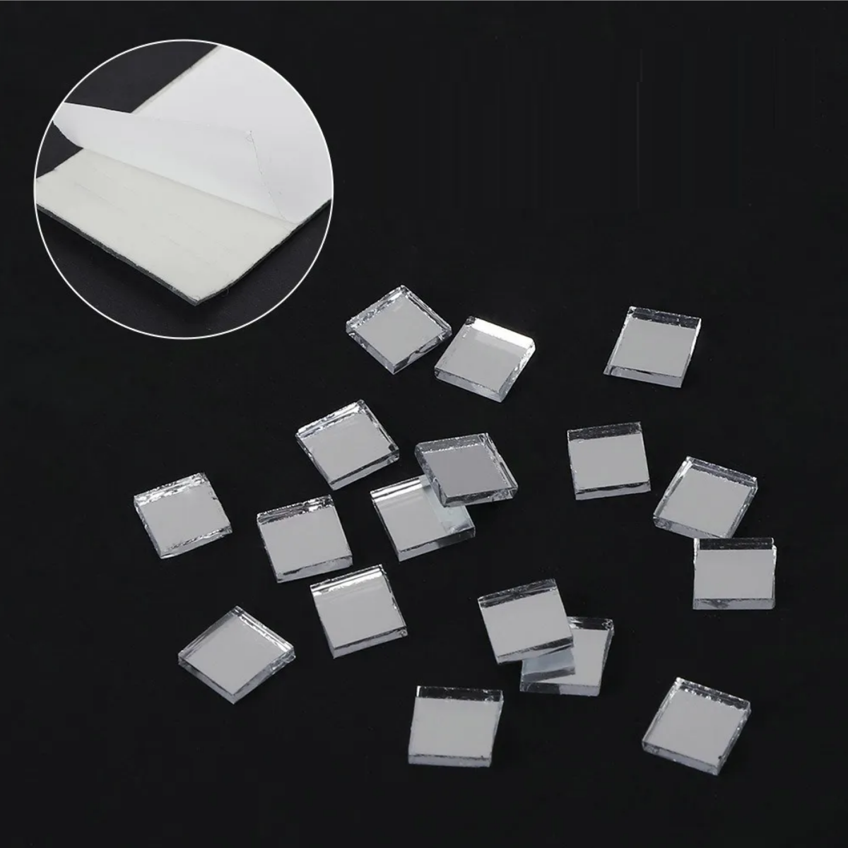 Foto 3 pulgar | Pegatinas Acrílico Mosaico De Espejo 3200pzs Eo Safe Imports Esi-20513 Plata