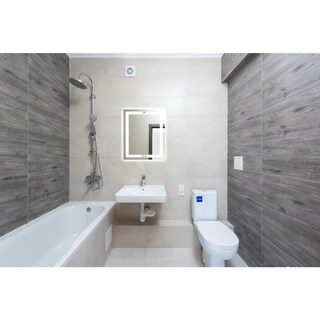 Foto 2 | Espejo Led 60x50 Cm Rectangular Touch Eo Safe Imports Esi-20532 Plata