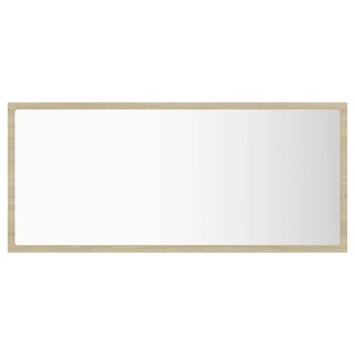 Foto 3 | Espejo Led Para Baño Vidaxl Sonoma Madera Aglomerada De Roble 90 X 8 4 X 37 Cm - Venta Internacional.
