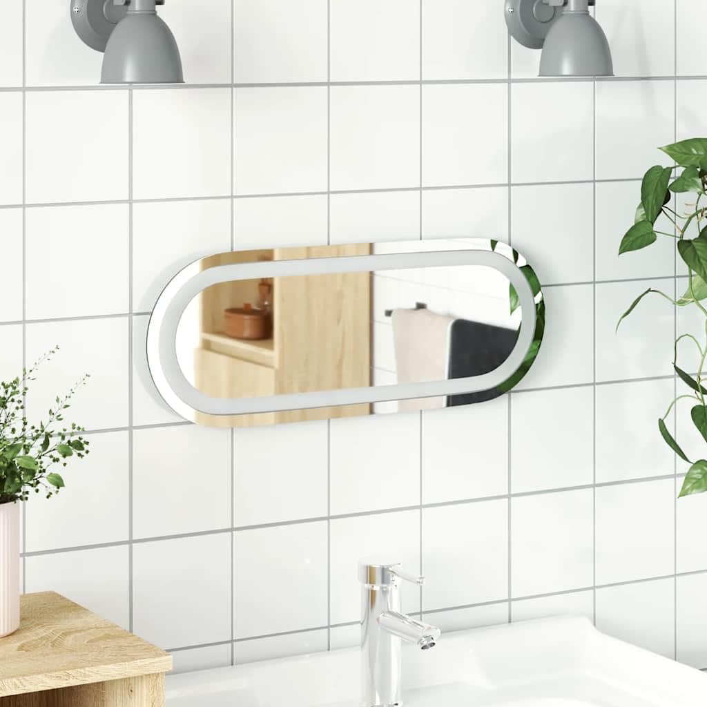 Foto 3 pulgar | Espejo Led De Baño Vidaxl Ovalado De 40 X 15 Cm Con Luces Led - Venta Internacional.