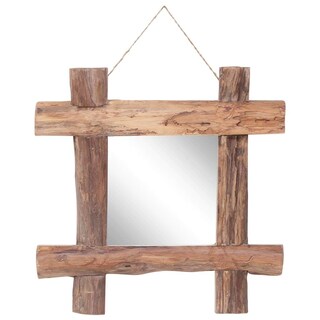 Foto 1 | Espejo de Pared VidaXL Madera Maciza Reciclada 50 x 50 cm - Venta Internacional