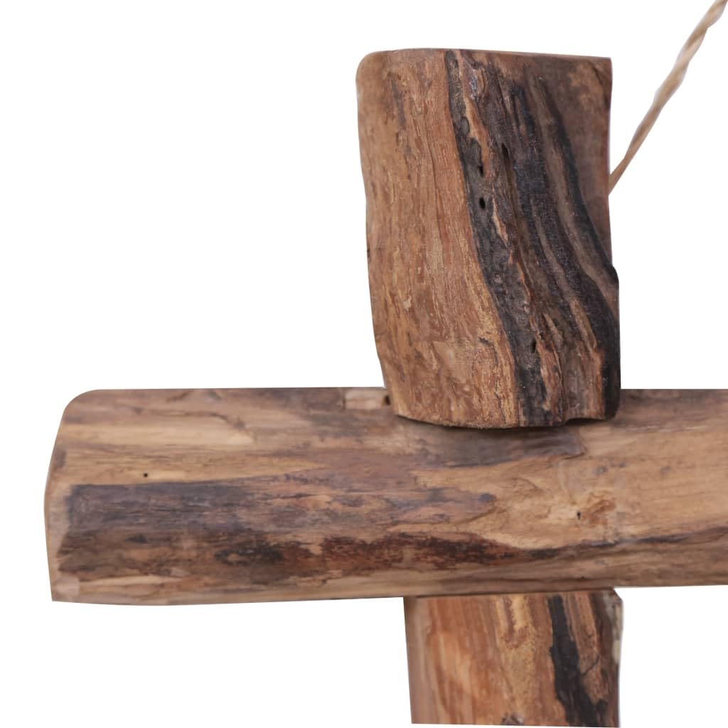 Foto 5 pulgar | Espejo de Pared VidaXL Madera Maciza Reciclada 50 x 50 cm - Venta Internacional