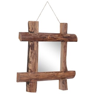 Foto 5 | Espejo de Pared VidaXL Madera Maciza Reciclada 50 x 50 cm - Venta Internacional