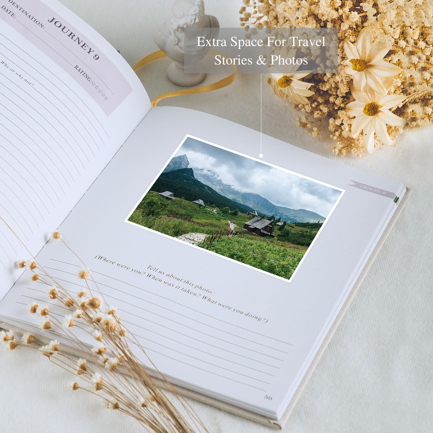 Foto 6 pulgar | Cuaderno Fotográfico De Viaje Lanpn Para Mujer Y Hombre, Color Beige - Venta Internacional.