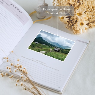 Foto 5 | Cuaderno Fotográfico De Viaje Lanpn Para Mujer Y Hombre, Color Beige - Venta Internacional.