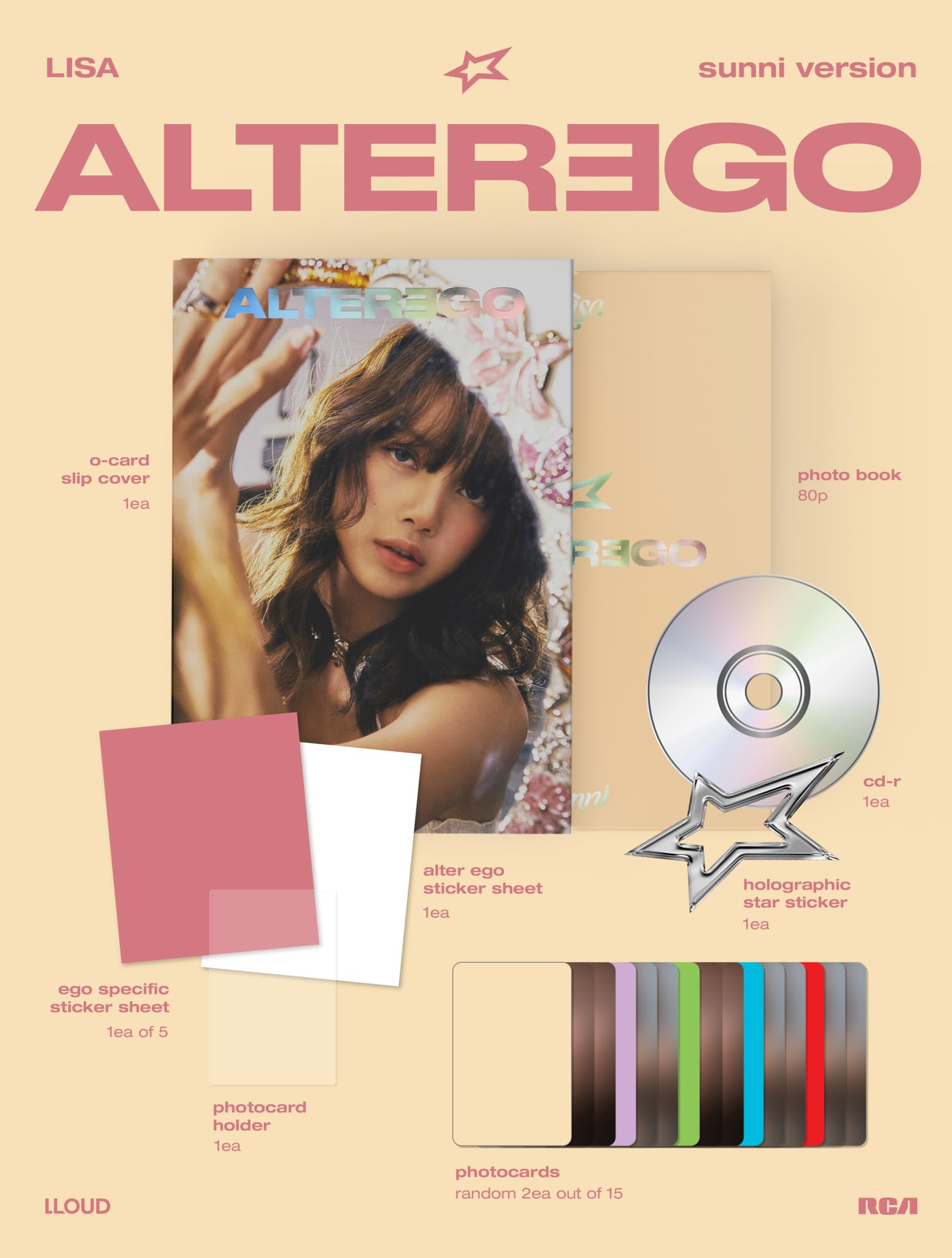 Foto 2 | Álbum De Fotos Rca Alter Ego, Versión Sunita, Exclusivo De Amazon - Venta Internacional.