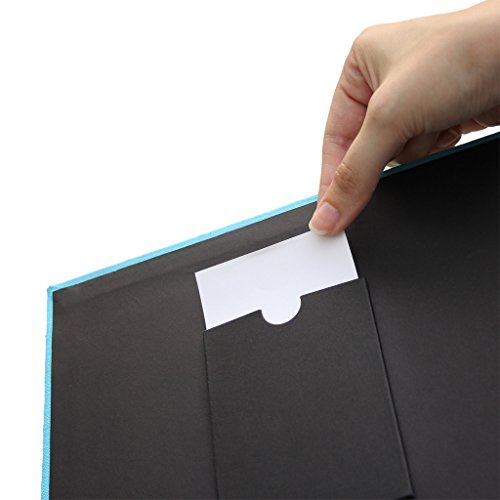 Foto 4 pulgar | Álbum De Fotos Para Álbumes De Recortes, Tapizado En Tela Zincada, 20 X 20 Cm, Color Azul - Venta Internacional.