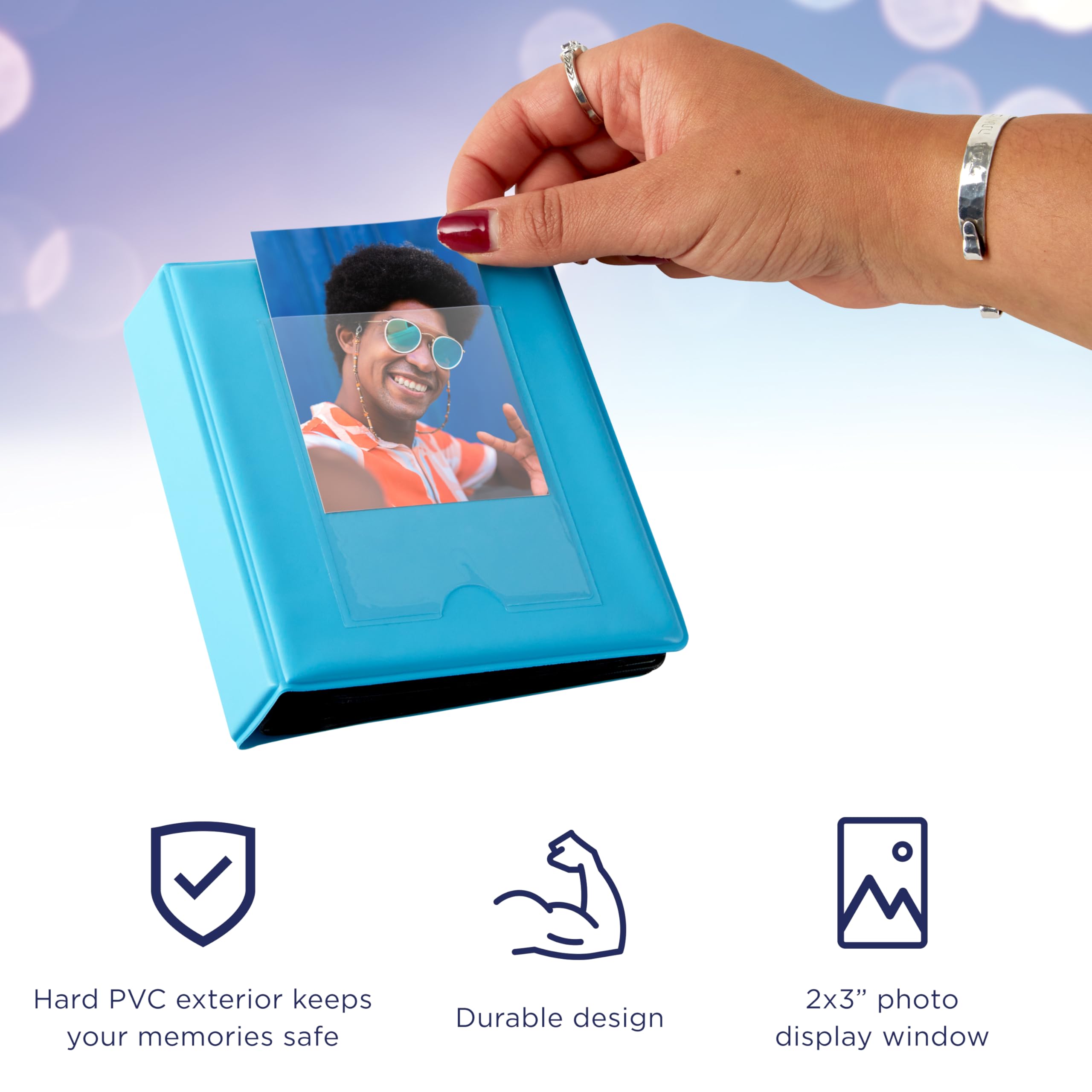 Foto 5 pulgar | Álbum De Fotos Zink 2x3 Mini Con 64 Bolsillos Para Papel Zink Zero Ink - Venta Internacional.