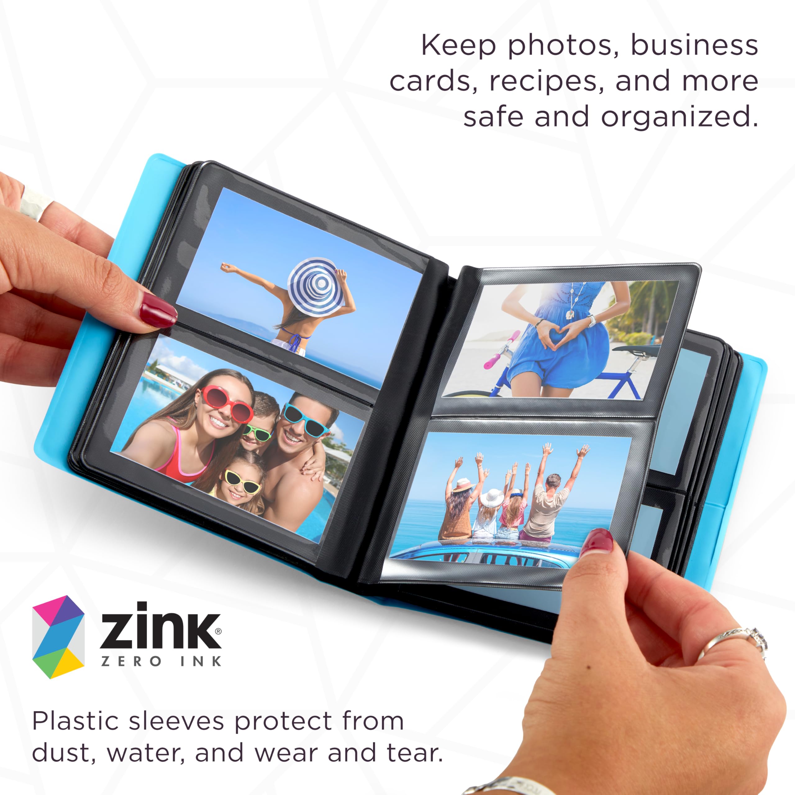 Foto 6 pulgar | Álbum De Fotos Zink 2x3 Mini Con 64 Bolsillos Para Papel Zink Zero Ink - Venta Internacional.