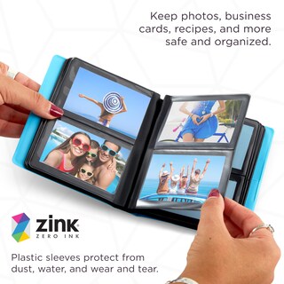 Foto 5 | Álbum De Fotos Zink 2x3 Mini Con 64 Bolsillos Para Papel Zink Zero Ink - Venta Internacional.