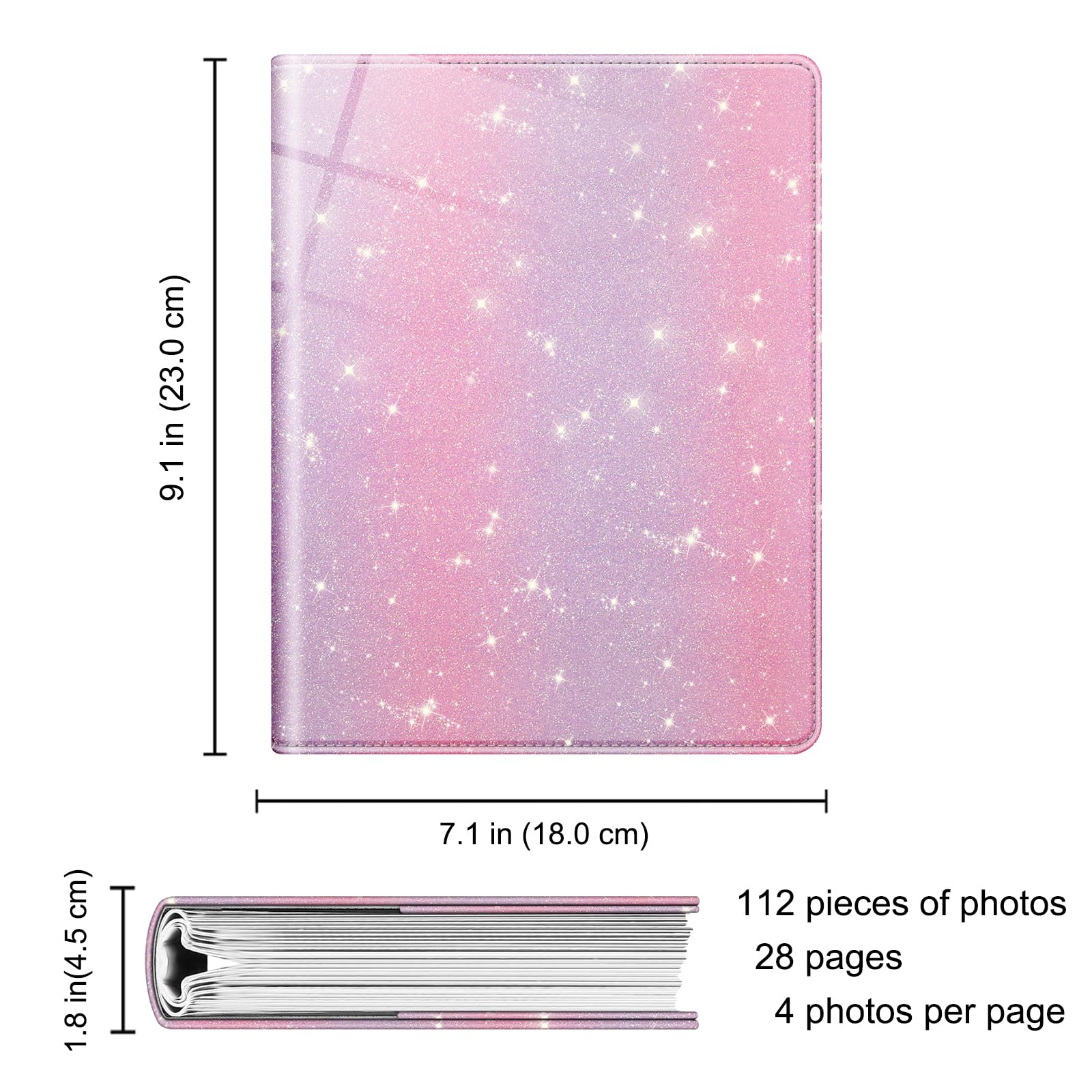 Foto 5 | Álbum De Fotos Fintie Para Fotos De 10 X 15 Cm, 112 Bolsillos - Venta Internacional.