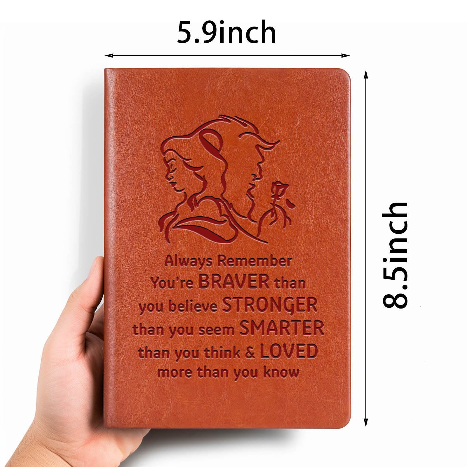 Foto 2 | Cuaderno Johsbyd La Bella Y La Bestia De Cuero - Venta Internacional.