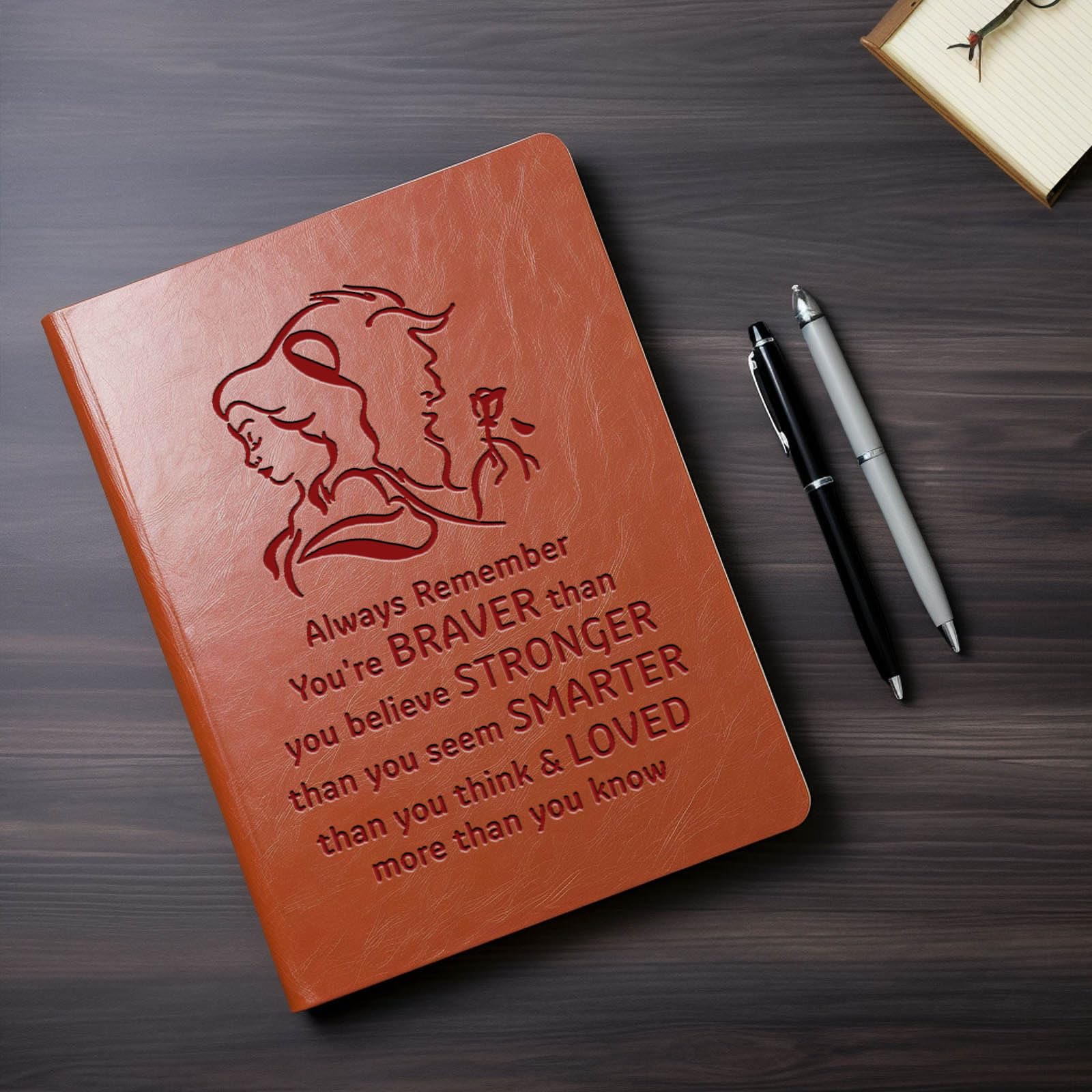 Foto 5 pulgar | Cuaderno Johsbyd La Bella Y La Bestia De Cuero - Venta Internacional.