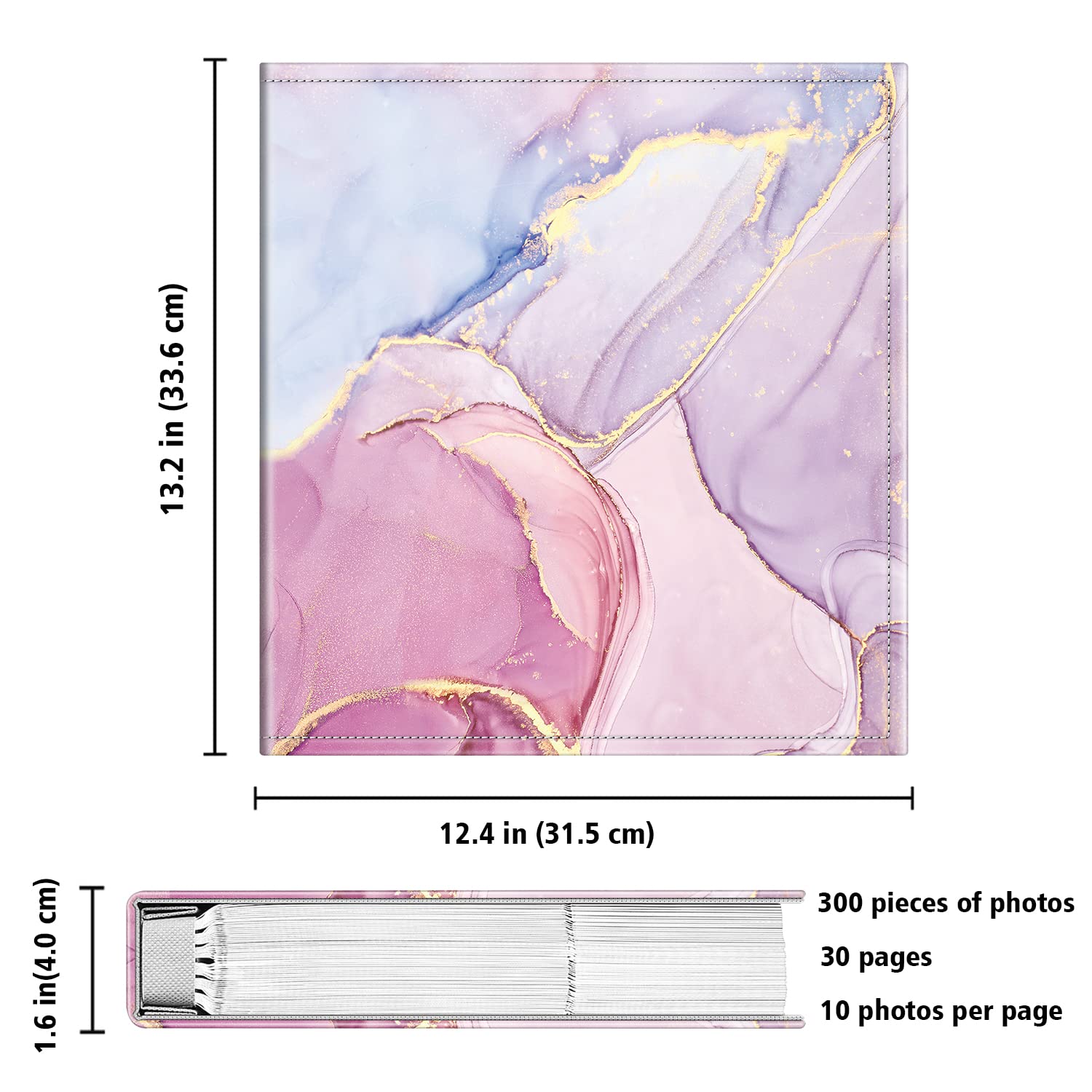Foto 7 | Álbum De Fotos Fintie De 4 X 6 Pulgadas Con 300 Bolsillos De Piel Vegana - Venta Internacional.