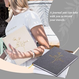 Foto 6 | Cuaderno Fotográfico De Viaje Lanpn Para Mujer Y Hombre, Color Beige - Venta Internacional.