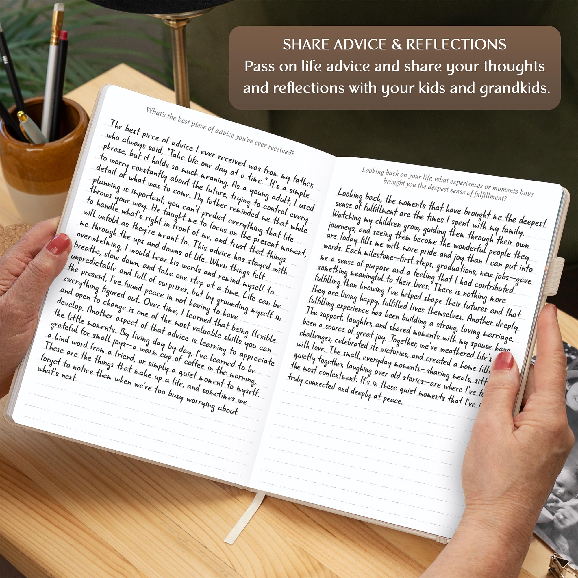 Foto 5 | Libro De Recuerdos Legend Grandparents Legacy Journal Seashell - Venta Internacional.