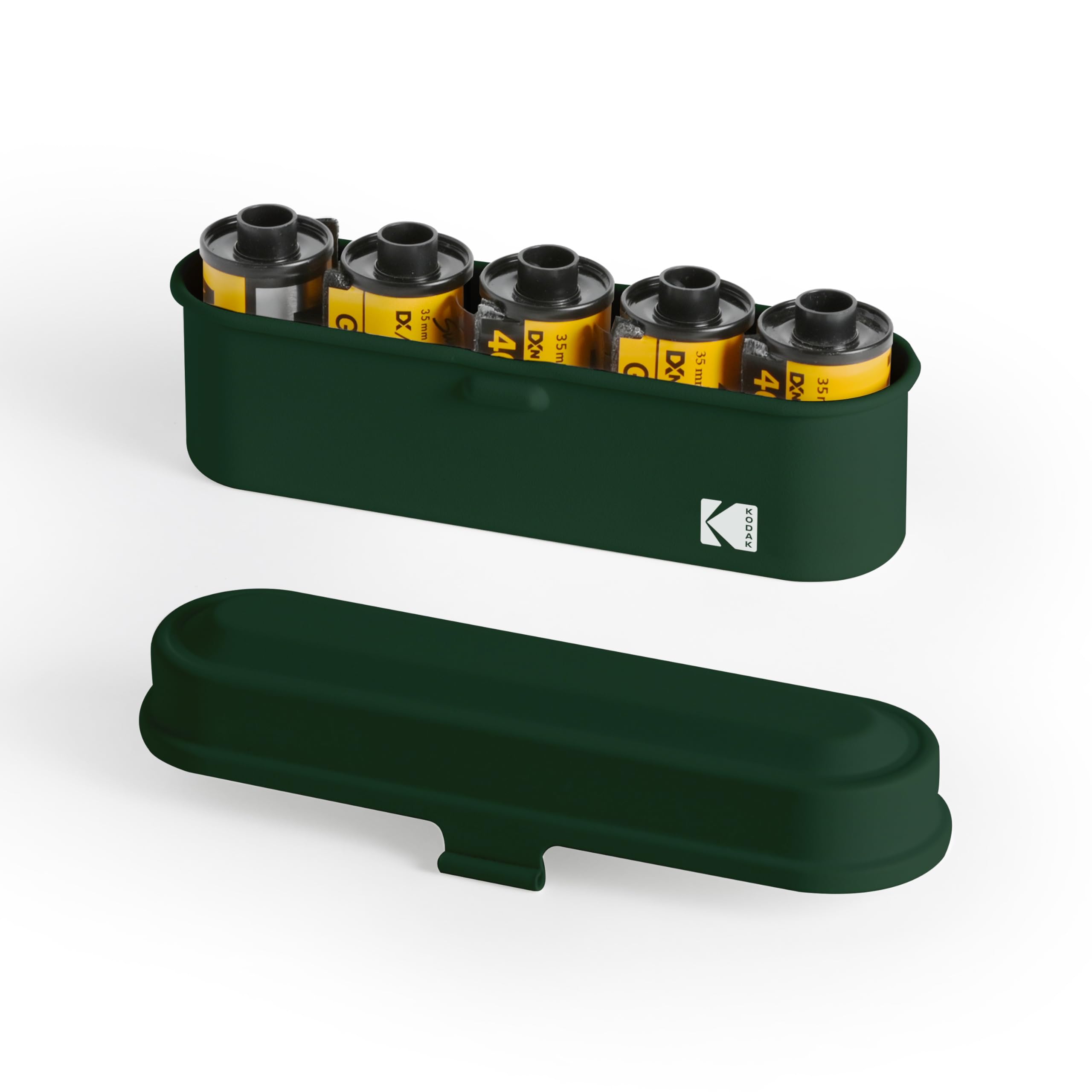 Estuche Kodak Para 5 Rollos De Películas De 35 Mm Compact Retro Steel - Venta Internacional.