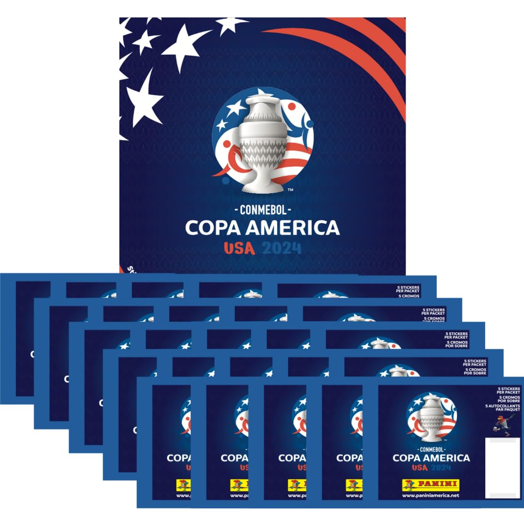 Álbum De La Colección De Pegatinas Panini Copa América Usa 2024 - Venta Internacional.